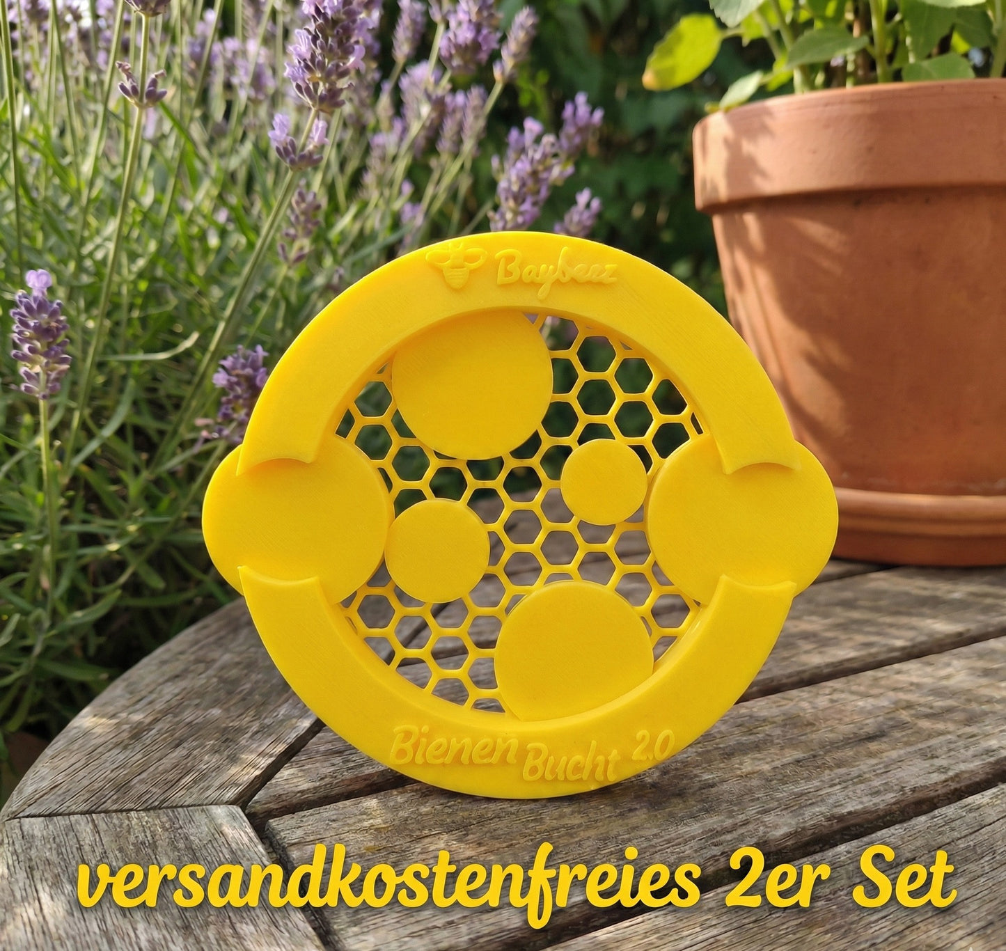 Bienen Bucht 2.0 Insektentränke - Die nachhaltige schwimmende Variante für durstige Insekten