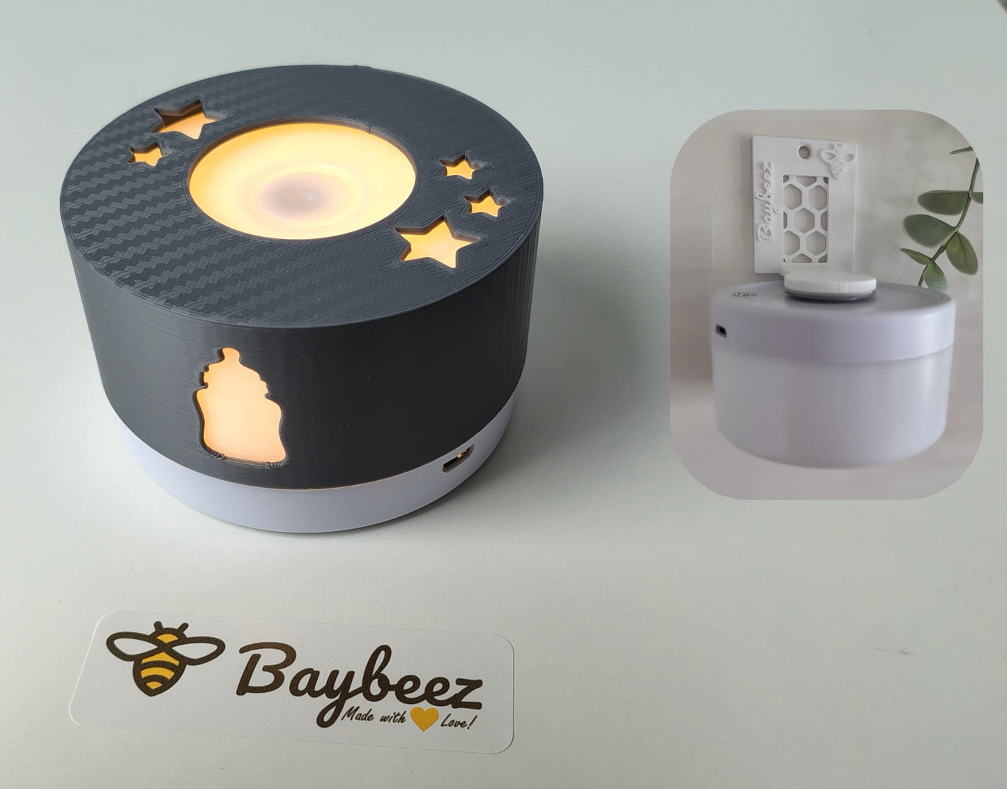Nachtlicht, Stilllicht, Wickellicht zum Füttern, Stillen und Wickeln des Babys