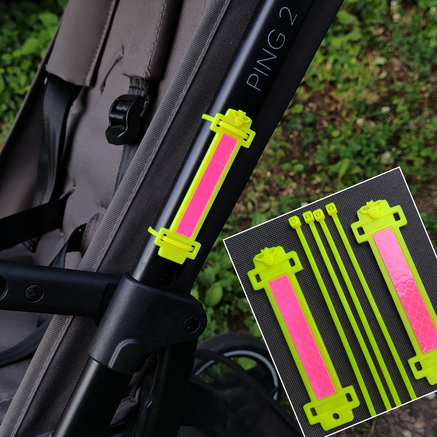 Baybeez Night Protector, selbstleuchtende Reflektoren, 2er Set