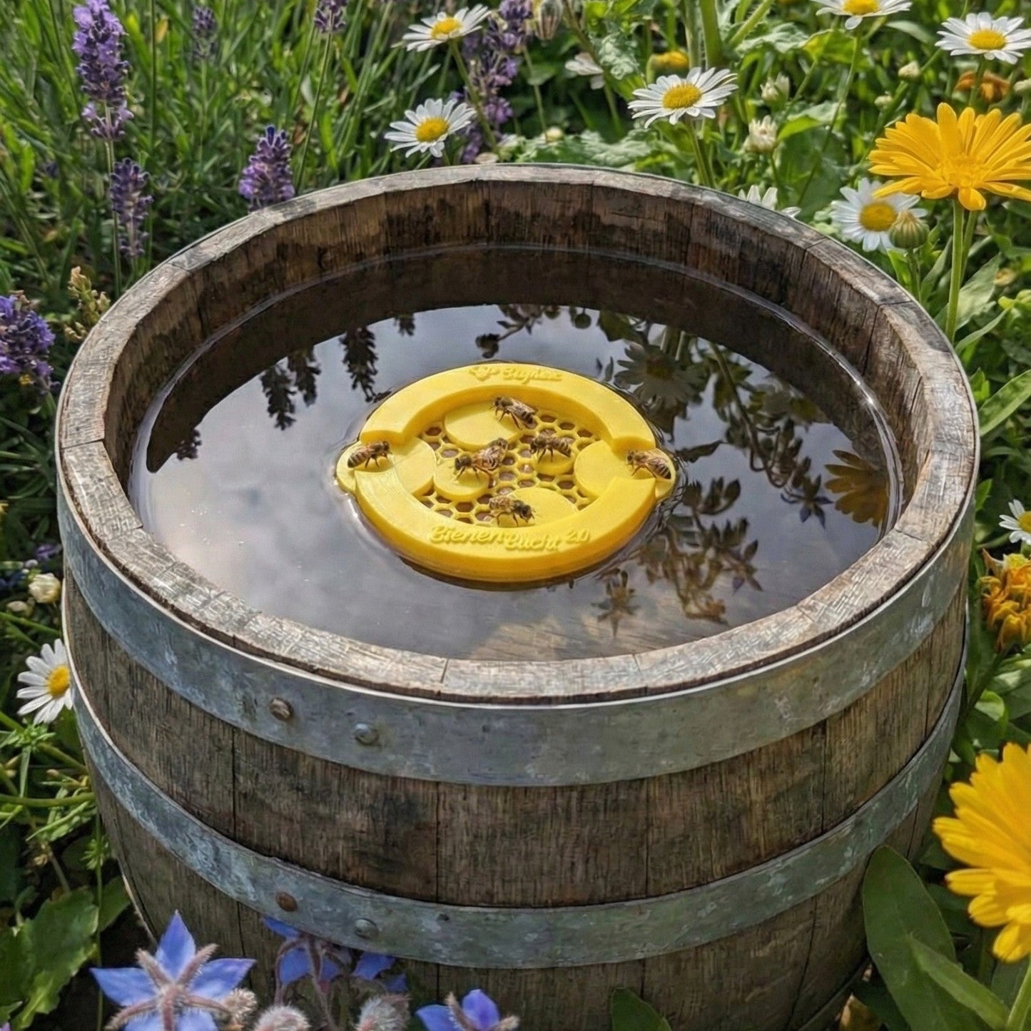 Bienen Bucht 2.0 Insektentränke - Die nachhaltige schwimmende Variante für durstige Insekten
