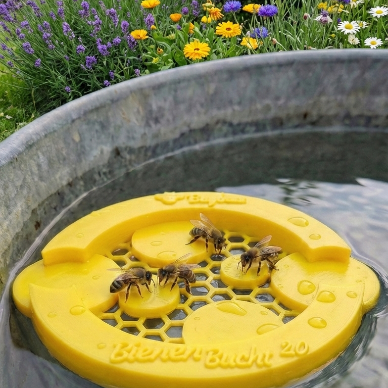 Bienen Bucht 2.0 Insektentränke - Die nachhaltige schwimmende Variante für durstige Insekten
