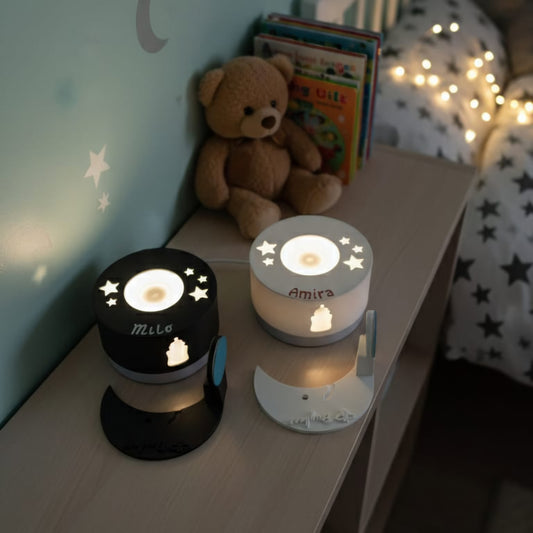 Personalisiertes Nachtlicht, Stilllicht, Wickellicht mit Wunschnamen