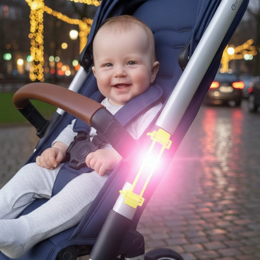 Sicherheits-Reflektor für Kinderwagen, Fahrrad, Roller, Rucksack und vieles mehr